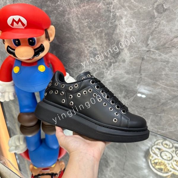 

fashion designer sneakers brand sneakers designer trainers womens mans casual shoes real leather2023, Black
