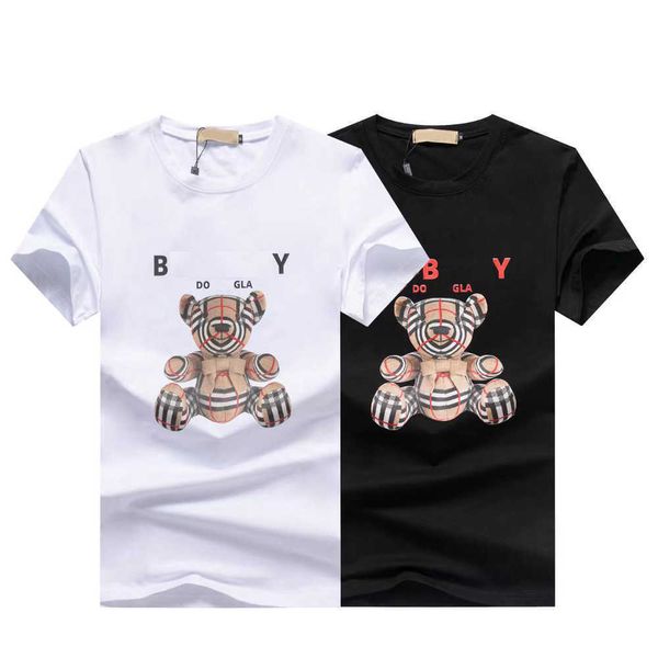 

short print sleeves mens burberies designer t shirt burbreries casual man womens tees letters with sell summer luxury men hip hop clothes s-, White