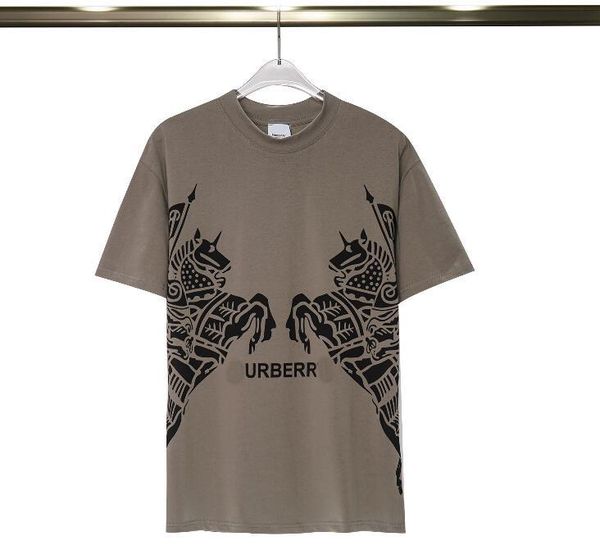 

ar568 classical white saint designer t shirt summer short sleeve horse print women men tshirt tee mens clothes, White;black