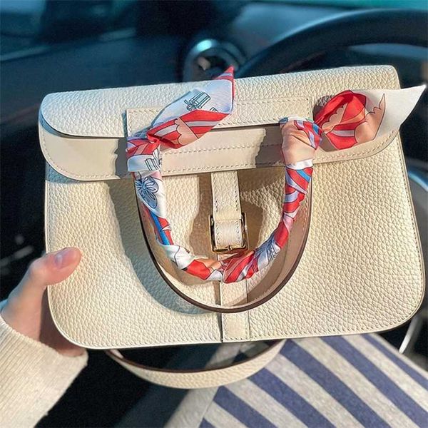 

halzan h erms designer handbag fully handmade wax thread horseshoe bag genuine leather womensb agc owhideh azanb ago nes houlderc rossbodyv
