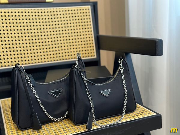 

two sizes sale 3 piece 2023 designer cross body bags women handbags hobo purses lady luxury fashion tote bag cost effective shoulder bag