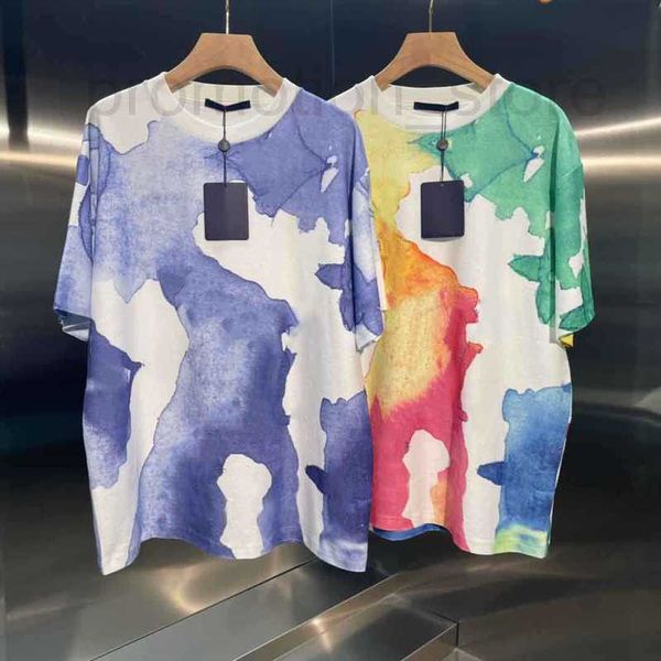 

men's plus tees & polos designer spring and summer new high grade cotton printing short sleeve round neck panel t-shirt size: m-l-xl-xx, Black;brown