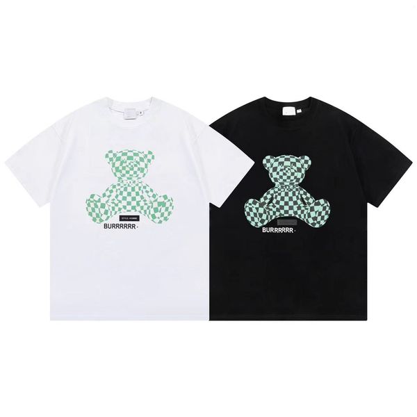 

summer mens t shirts designers clothing loose tees man casual street graffiti shirt sweatshirt short sleeve bur t shirts black white s-xl ., White;black