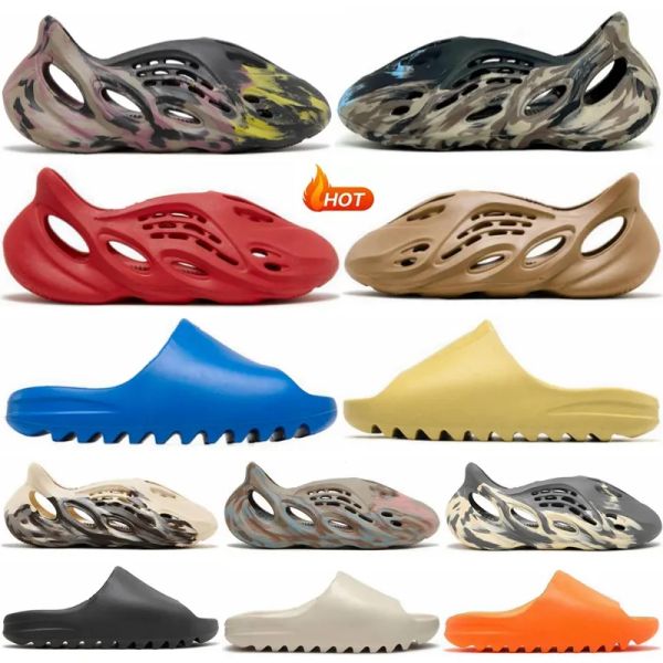 

sandals designer foam runner slippers men woman sandal black white resin pure ochre bone slippers mens womens slide slipper slides eva slide