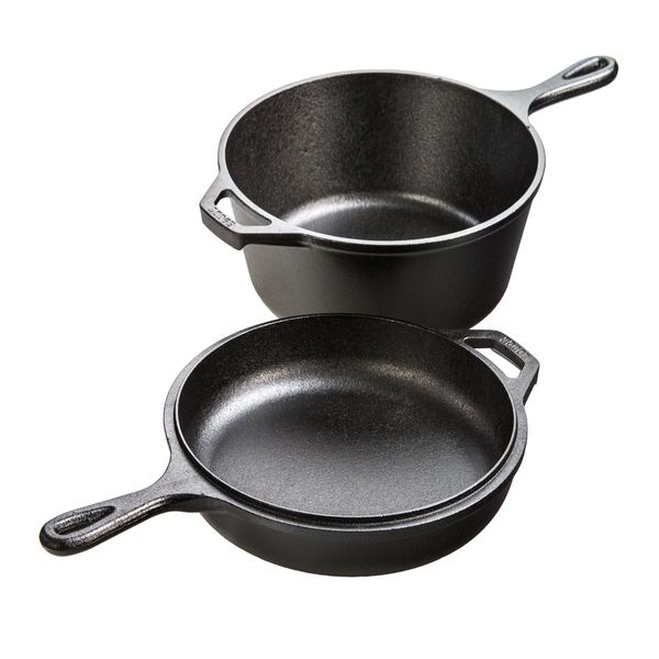 

cast iron 3.2 quart seasoned combo cooker