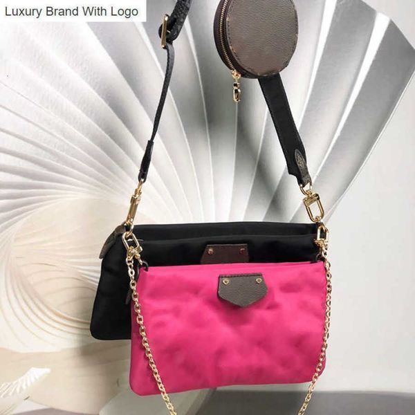 

bag handbags shoulder bags delicate knockoff designer shoulder bag maxi multi pochette accessoires 34cm fashion crossbody bag m58977 yl131 m, Black