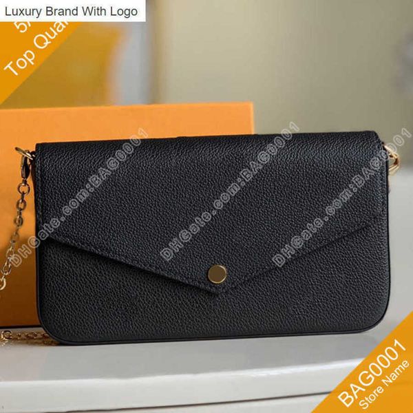 

bag handbags shoulder bags 5a flap hand bag two-colour genuine leather lady card pocket wallet shoulderbag crossbody b118 (69977 80482) b, Black