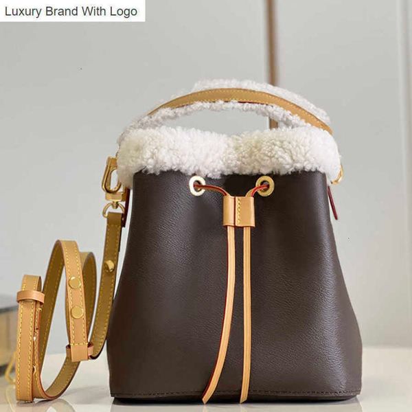 

bag handbags shoulder bags high imitation designer shoulder bag genuine leather bucket bag m46319 20cm zl185 2hci, Black