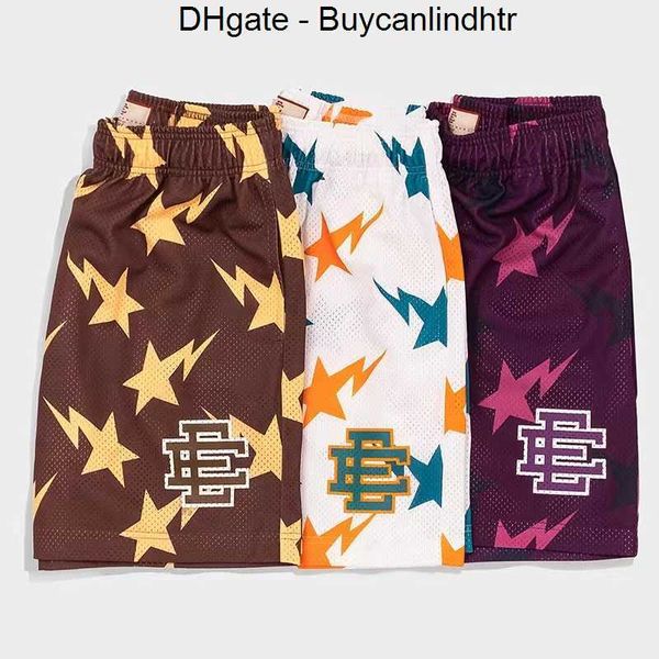 

manufacture oem mens designer above knee sublimation custom eric emmanuel mesh ee emanuel shorts gvvl, White;black