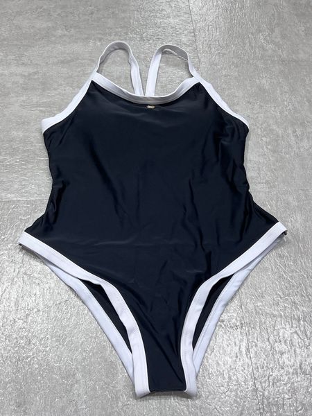 

designer luxury woman swimwear bikini fashion one piece suits swimsuit backless swimwear bathing suit womens clothing size s-xl, White;black