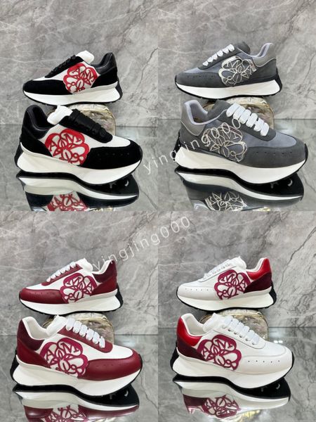 

womens designer sneakers brand sneakers designer trainers women man casual shoes real leather2023, Black