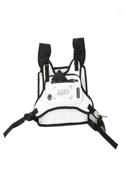 

outdoor bags reflective strap adjustable waterproof sports backpack vest pack fashion men chest bag tactical camping cycling fishi7530848
