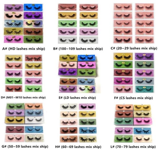 

3d mink eyelashes whole 10 styles 3d mink lashes natural thick fake eyelashes makeup false lashes extension in bulk9451700