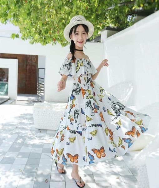 

girl039s dresses 2021 princess dress for girls teenagers 5 6 7 8 9 10 11 12 13 14 years kids cotton floral beach children cloth7745977, Red;yellow