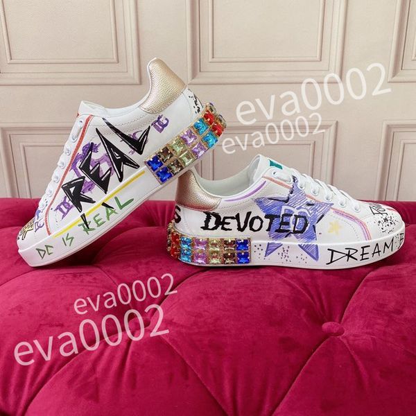 

new excellent sneakers men women shoes genuine designer shoes leather trainer fashion sports platform, Black