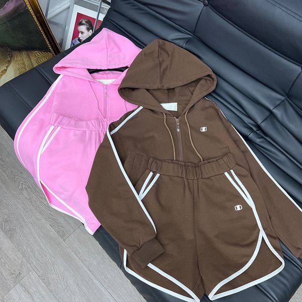 

designer women's tracksuits summer casual clothing stylish lady's two piece set 2 colors, Gray