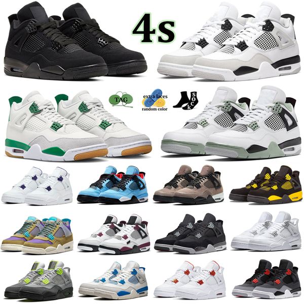 

basketball shoes sneakers pine green military black cat midnight navy seafoam fire red thunder cactus jack sail neon men women outdoor sport