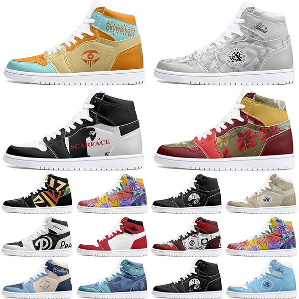 

winter autumn Customized Shoes 1s DIY shoes Basketball Shoes damping males 1 Women 1 Anime Customized Character Trend Versatile Outdoor Shoes