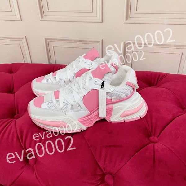 

2023 luxury excellent sneakers men women shoes genuine designer shoes leather trainer fashion sports platform, Black