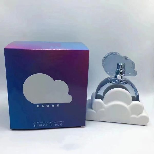

factory direct perfume blue perfume spray 100ml white cloud shape ariana eau de parfum charming grande lovely cartoon fragrance lasting smel