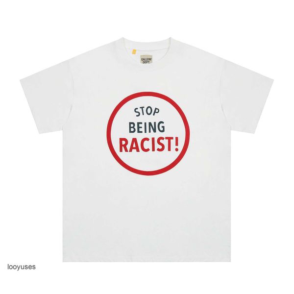 

galleryss dept letter classic fashion streetwear sleeve t shirts short 2023 vintage mens print couples summer casual t-shirt men 6l8i, White;black