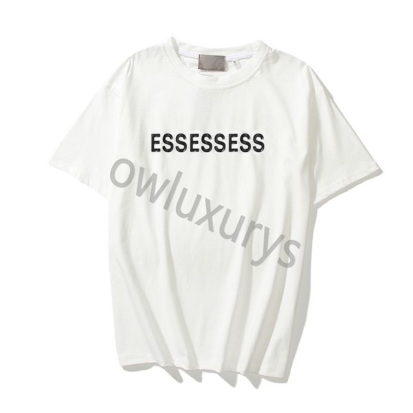 

men's t-shirts mens t shirt high street style short sleeve round neck fashion fears letter printed womens tshirt ess size s-xl ofgod, White;black