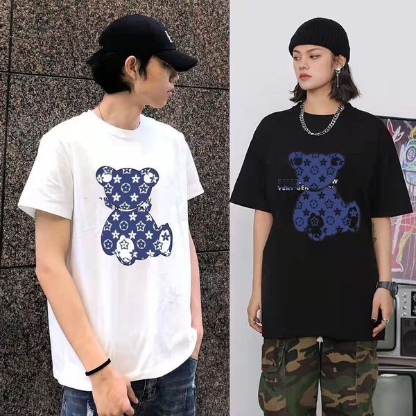

mens designer t shirt summer streetwear short sleeve men women 100%cotton hip hoptee s-5xl. ss #2, White;black