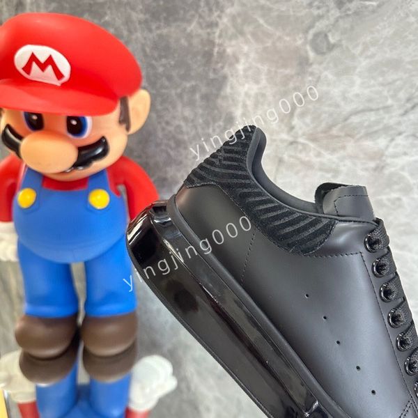 

designer sneakers casual shoes platform loafers trainers black leather shoes chunky round head sneaker