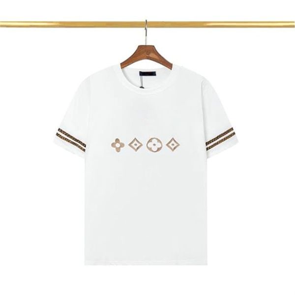 

2summer t shirt mens womens designers t-shirts loose tees man casual shirt luxurys clothing streetwear shorts sleeve polos tshirts size s-3, White;black