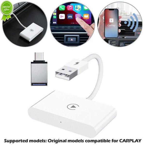 

new wireless adapter for android phone wireless auto car adapter wireless dongle plug play 5ghz wifi online update