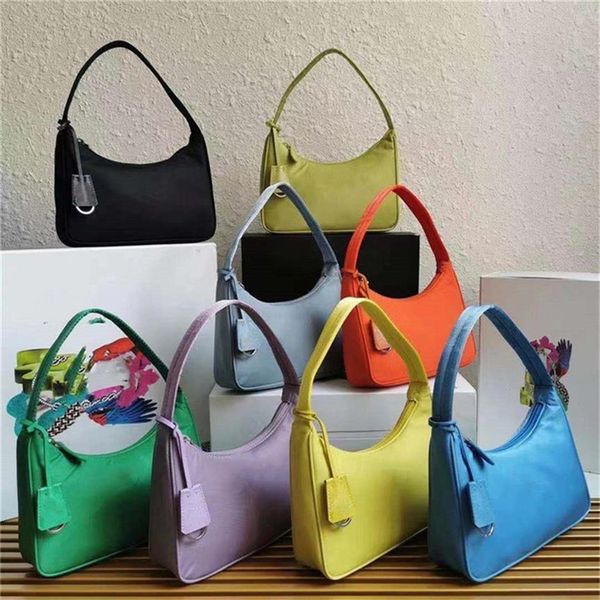 

10 colors re-edition 2000 tote nylon leather shoulder bag luxury women's crossbody bags handbag221r
