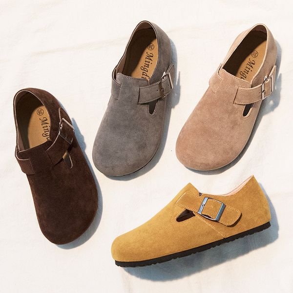 

dress shoes women flat shoes mori girl style flats shoes woman retro flat shoes ladies buckle slip on shoes 230413, Black