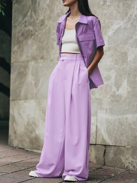 

women's pants capris mnealways18 lavender chic pleated women palazzo trousers high waist wide leg pants floor-length lady trousers pock, Black;white