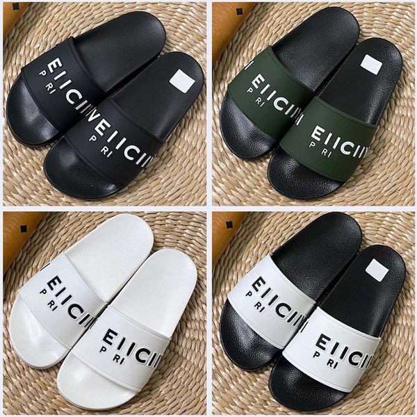

designer sandals slippers slides shoes men and women couple models classic summer outdoor large size slippers trend casual coat beach slippe, Black