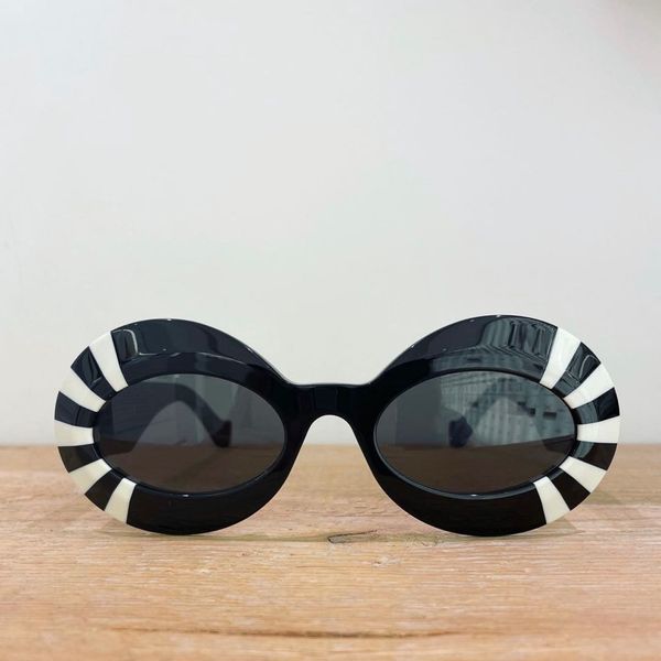 

shiny black white chunky round sunglasses for men women designers sunglasses sonnenbrille sun shades uv400 eyewear wth box, White;black