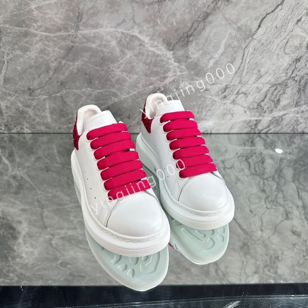 

new fashion womens sneakers mens casual shoes platform loafers trainers black leather shoes chunky round head sneaker2023