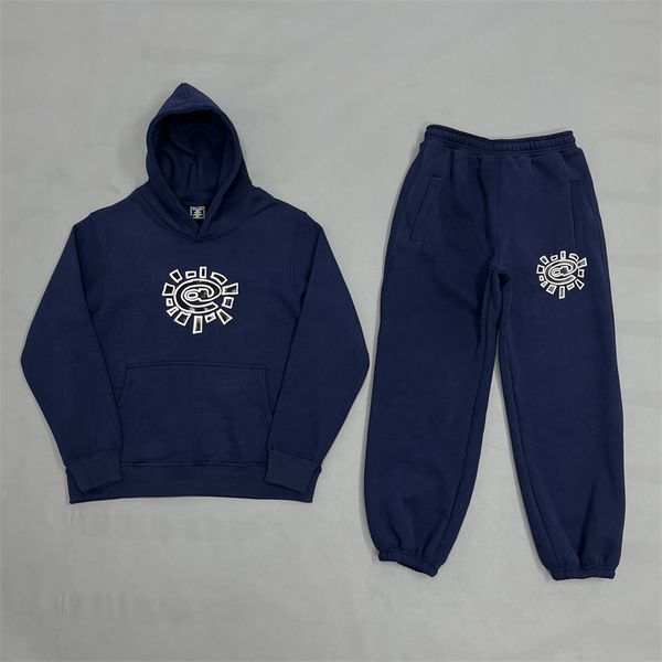 

kailas sun men's tracksuit embroidered blue hoodie 2023 new original plus sweatshirts and sweatpants men hoodies set hooded, Black;brown