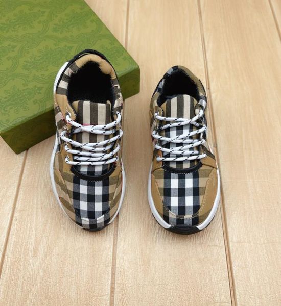 

Kids Sneakers Classic Plaid Canvas Shoes Casual Spring / Autumn Fashion Shoes for Girls Boys High Quality, C1