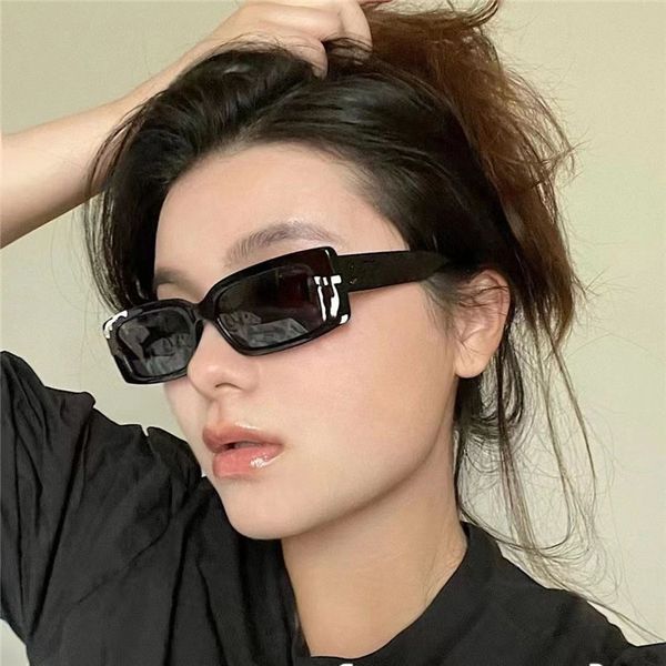 

designer chwomens retro sunglass personality sunglasses for womens versatile fashion 71473asunglasses, White;black