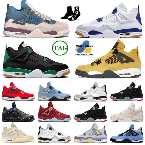 

fashion basketball shoes 4s new black cat white oreo pine green angeles dodgers black green military black mens women sport basketball shoes