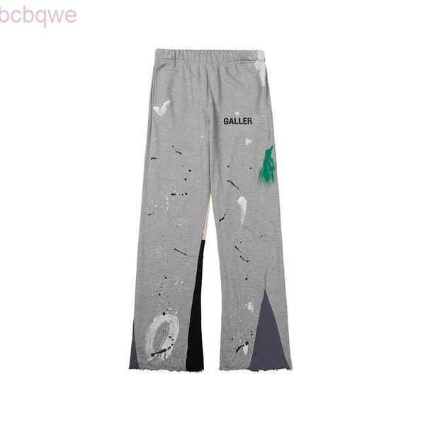 

pants galleries sweatpants dept men speckled letter print men's women's couple loose versatile casual pants straight x8ti, Black