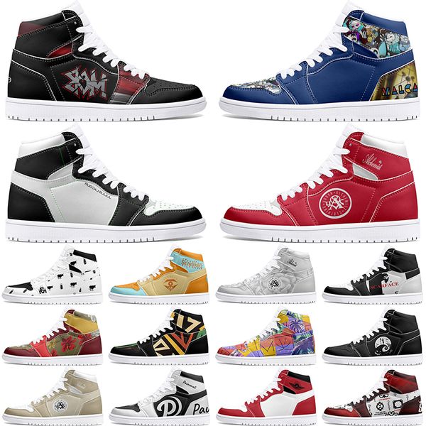 

winter autumn Customized Shoes 1s DIY shoes Basketball Shoes damping Men 1 Women 1 Anime Customized Character Trend Versatile Outdoor Shoes