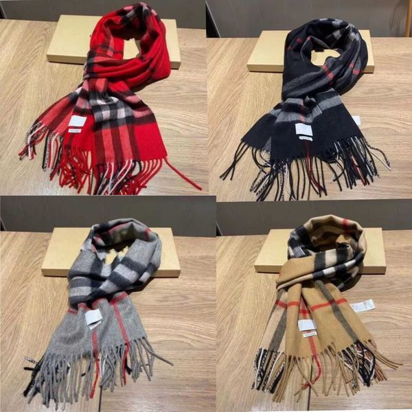 

cashmere scarves scarf woman printed check big plaid shawls burbrer for winter optional exquisite gift, Blue;gray