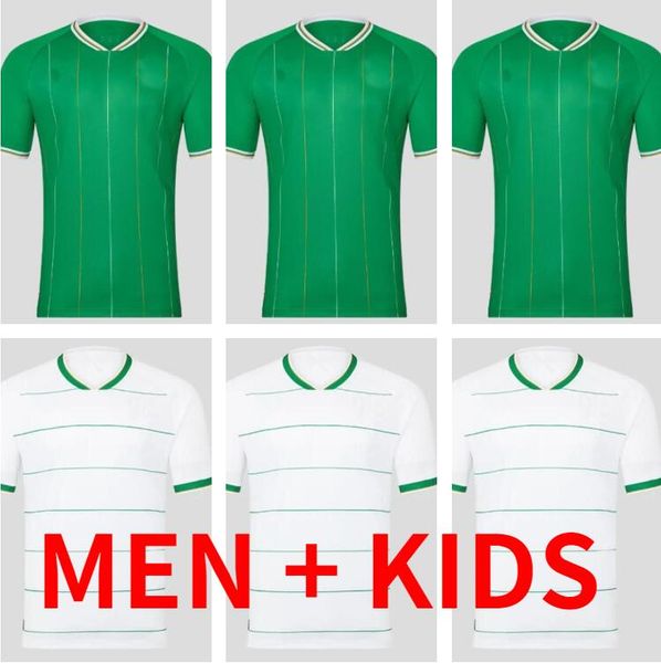 

ireland soccer jerseys 2023 kids kit robinson obafemi 23/24 train home away 2024 euro national qualifiers classy special football shirt 2022, Black;yellow