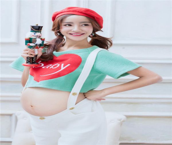 

maternity dress for po shooting pregnancy pography props pregnant dresses overalls4612289, White