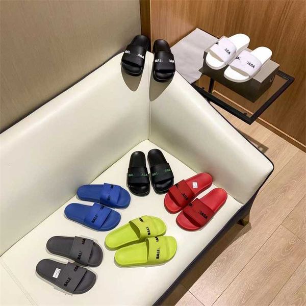 

high version slippers 2023 summer wear versatile non slip alphabet lovers, Black