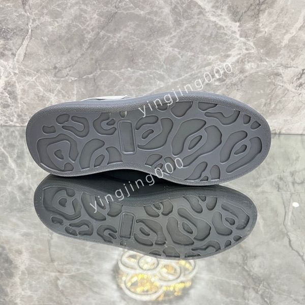 

2023men designer sneakers brand casual shoes platform loafers trainers black leather shoes chunky round head sneake