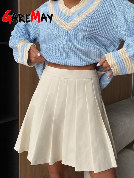 

skirts women's short skirt pleated high waist mini tennis skirt with shorts solid casual a line school summer skirts for women 230413, Black