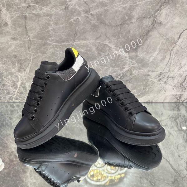 

new designer sneakers brand casual shoes platform loafers trainers black leather shoes chunky round head sneake