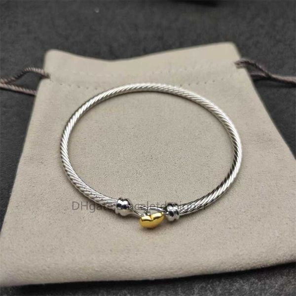 

Fashion Designer Bracelets Luxury Jewelry Fashion Dy High Quality Classic Bracelet Timeless cable 3mm Love Line Silver Gold Everyday Match High quality DY jewelry